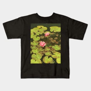 Water Lilies Kids T-Shirt